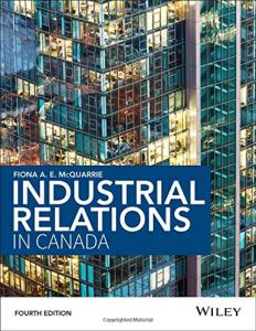 Industrial Relations In Canada