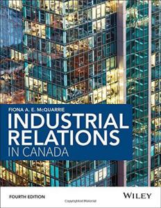 9781119145431 Industrial Relations In Canada