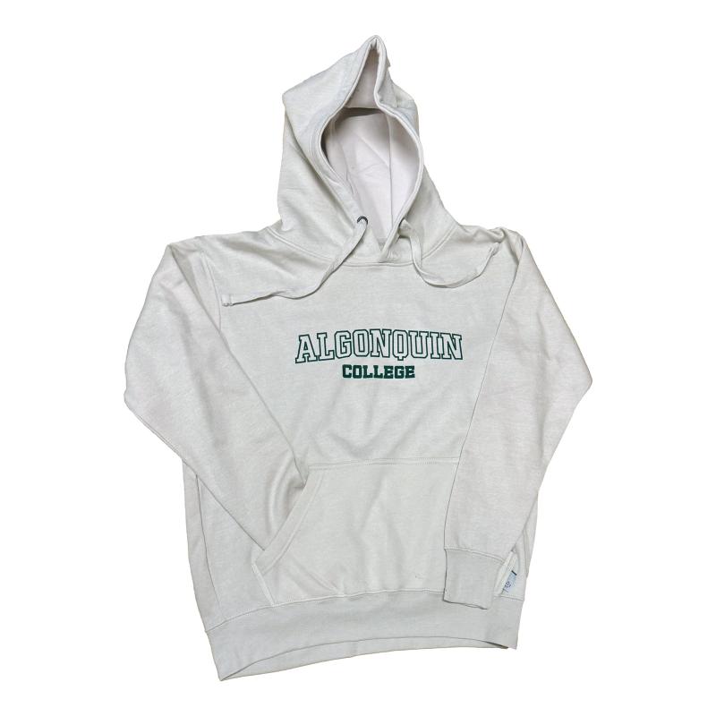 Pullover Hoodie Natural with Green AC