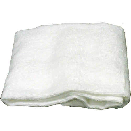 TOWELS-WHITE TERRY CLOTH