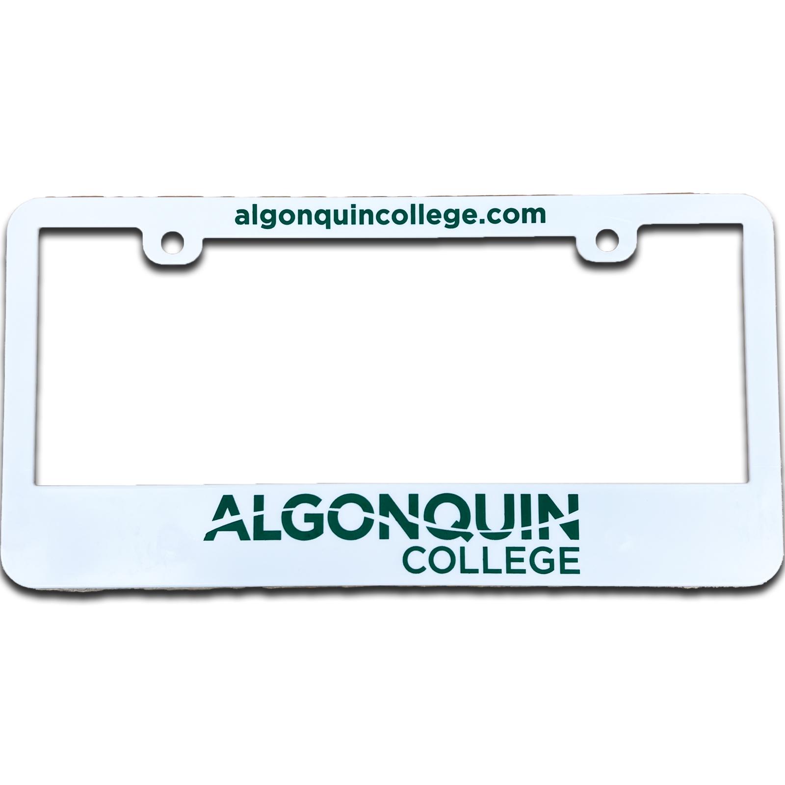 LICENCE PLATE FRAME- WHIT