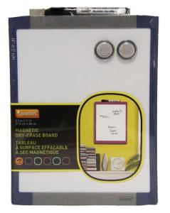 026426580346 Quartet 8.5 X 11 Inches Magnetic Dry-Erase Whiteboard - Asst