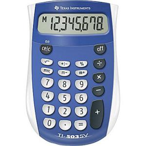033317066056 Calculator: Texas Instruments Ti-503Sv, 8-digit Display
