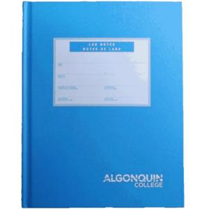 065479191017 Lab Book - Blue Hardcover - Lined Pages Only