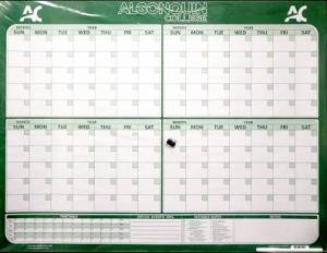 625997770028 Wall Calendar- 1 & 4 Month Reversible-Laminated