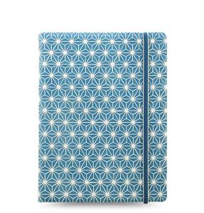 757286602250 Notebook: Filofax Impressions, A5 - Blue & White