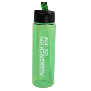88880086644 Water Bottle - Green With AC Word Mark