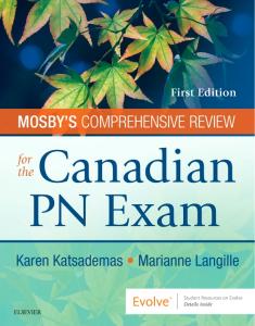 9780323567503 Mosby's Comprehensive Review For The Canadian Pn Exam