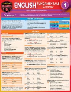 9781423248040 English Fundamentals 1: Grammar