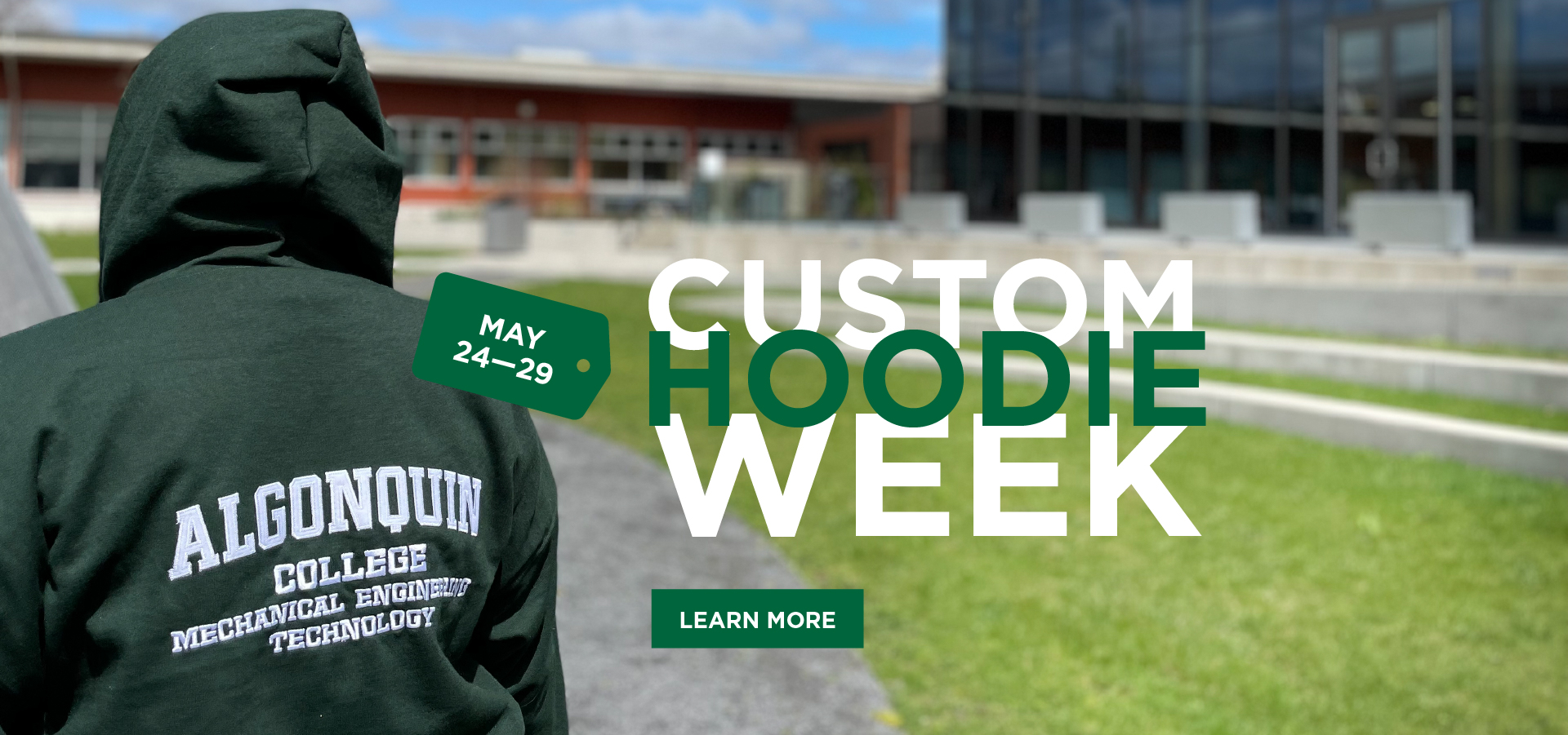 Custom Hoodie Week May 24 - 29. Zip-up or Pullover. Learn More.